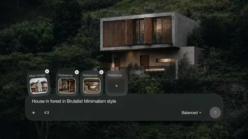 Residential architectural design concept