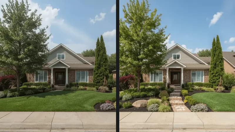 Front yard & curb appeal