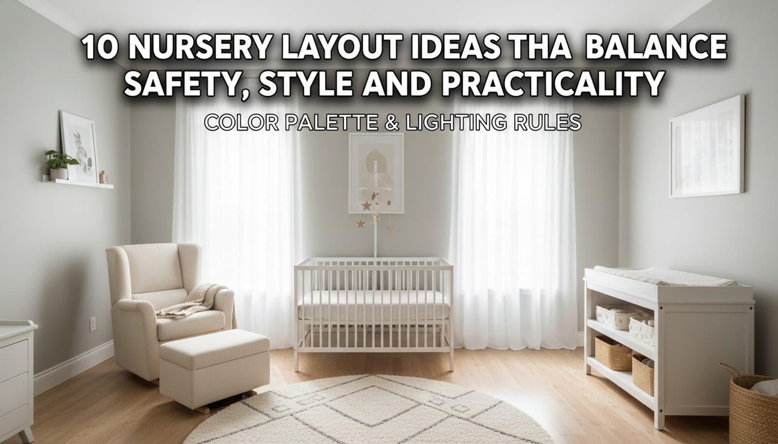 10 Nursery Layout Ideas That Balance Safety, Style and Practicality