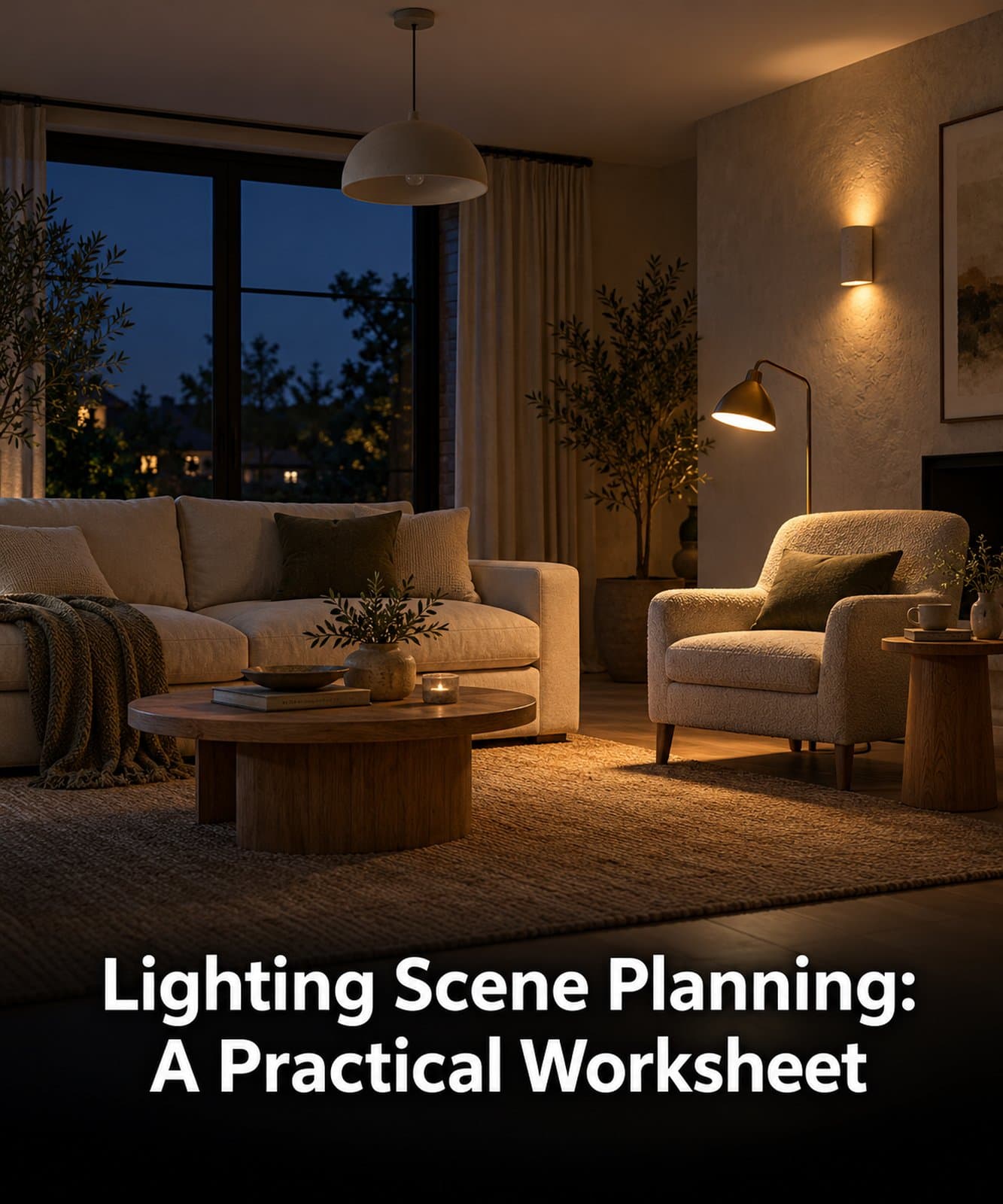 Lighting Scene Planning: A Practical Worksheet
