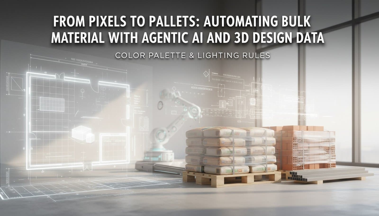 From Pixels to Pallets: Automating Bulk Material Orders with Agentic AI and 3D Design Data