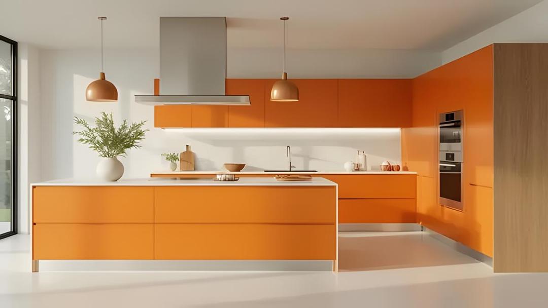 30 Best Modern Orange Kitchen Ideas - From Bold Cabinets to Subtle Accents