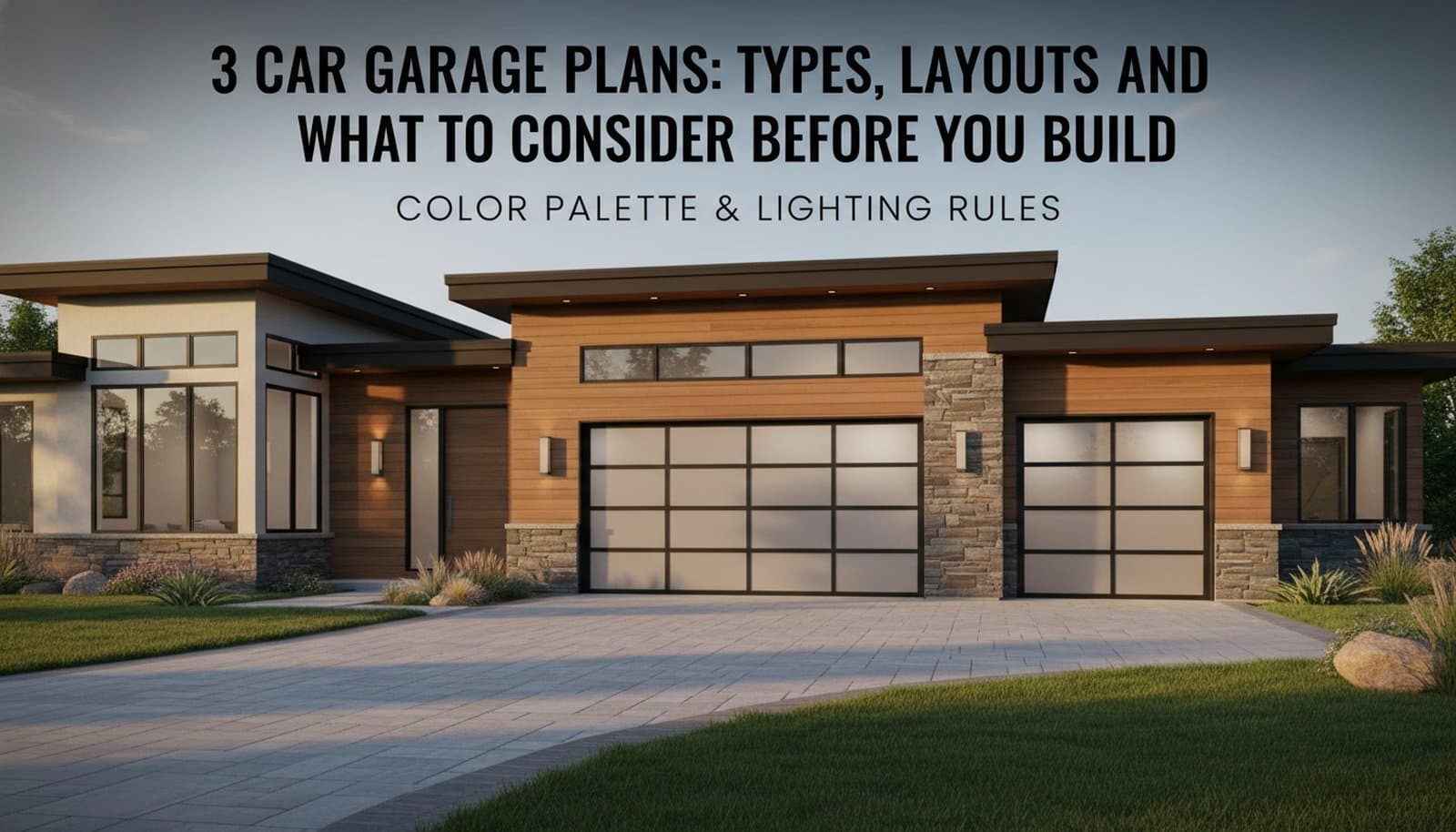 3 Car Garage Plans: Types, Layouts and What to Consider Before You Build
