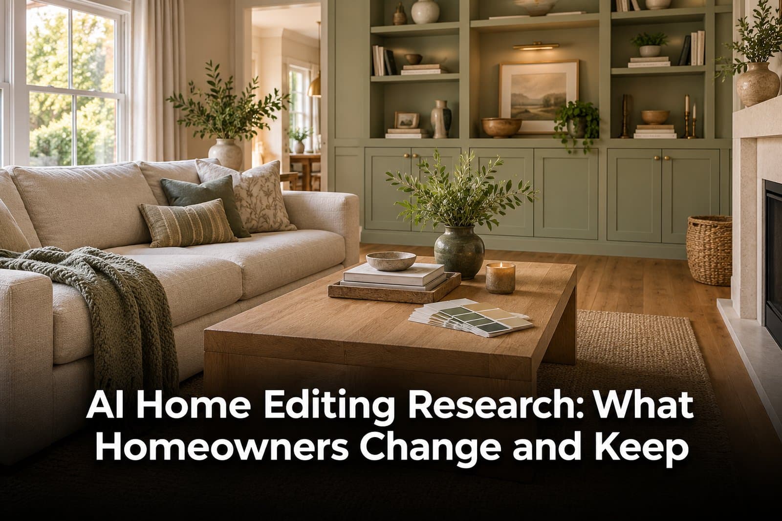 AI Home Editing Research: What Homeowners Change and Keep
