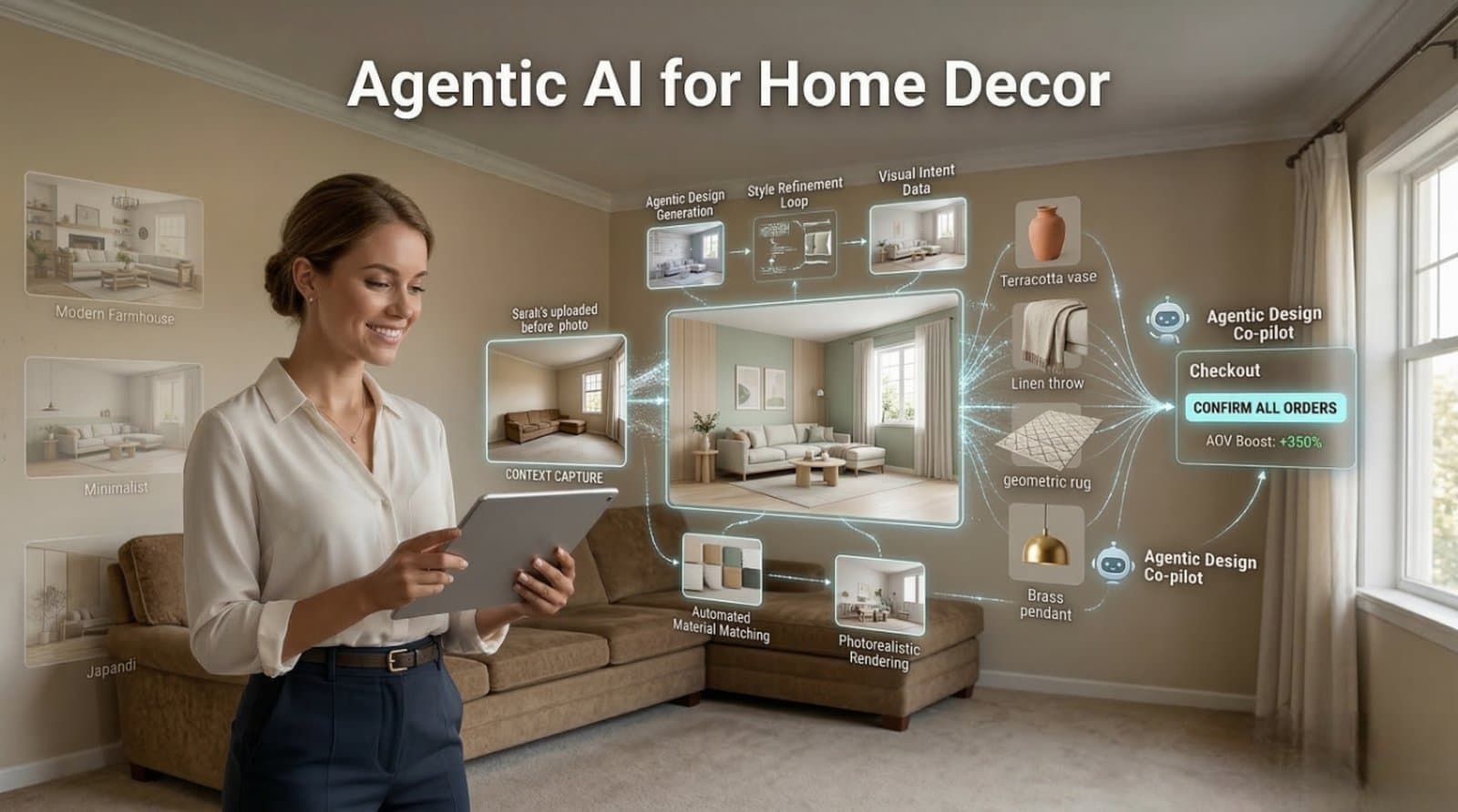 Empowering Choices: Agentic AI for Home Decor & Autonomous Purchases