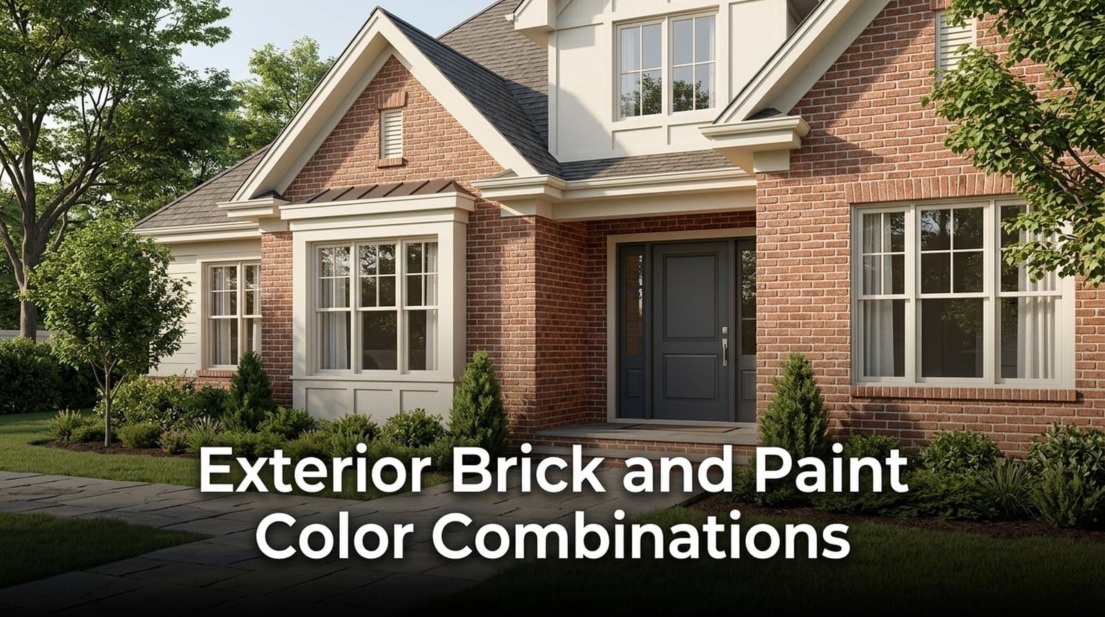 Exterior Brick and Paint Color Combinations