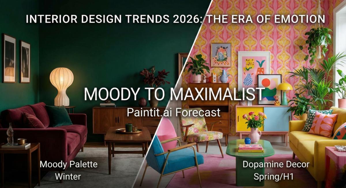 Interior Design Trends Winter 2025-2026 & H1 Forecast: The Era of Emotion