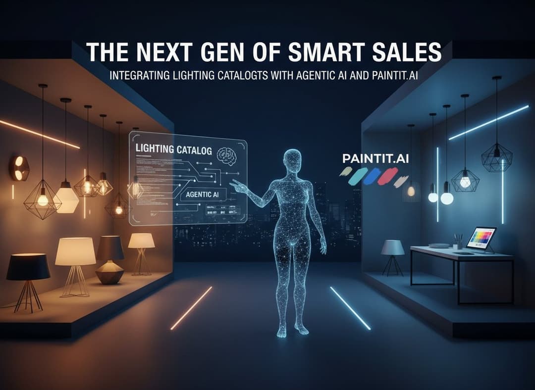 The Next Gen of Smart Sales: Integrating Lighting Catalogs with Agentic AI and Paintit.ai