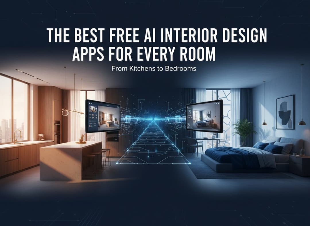 The Best Free AI Interior Design Apps for Every Room: From Kitchens to Bedrooms