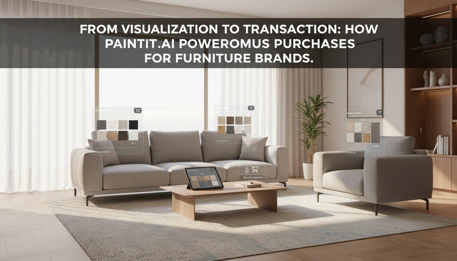 From Visualization to Transaction: How Paintit.ai Powers Autonomous Purchases for Furniture Brands