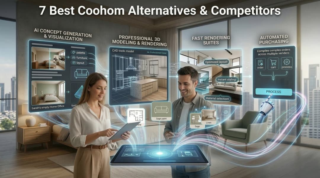 7 Best Coohom Alternatives & Competitors in 2026: Full Review