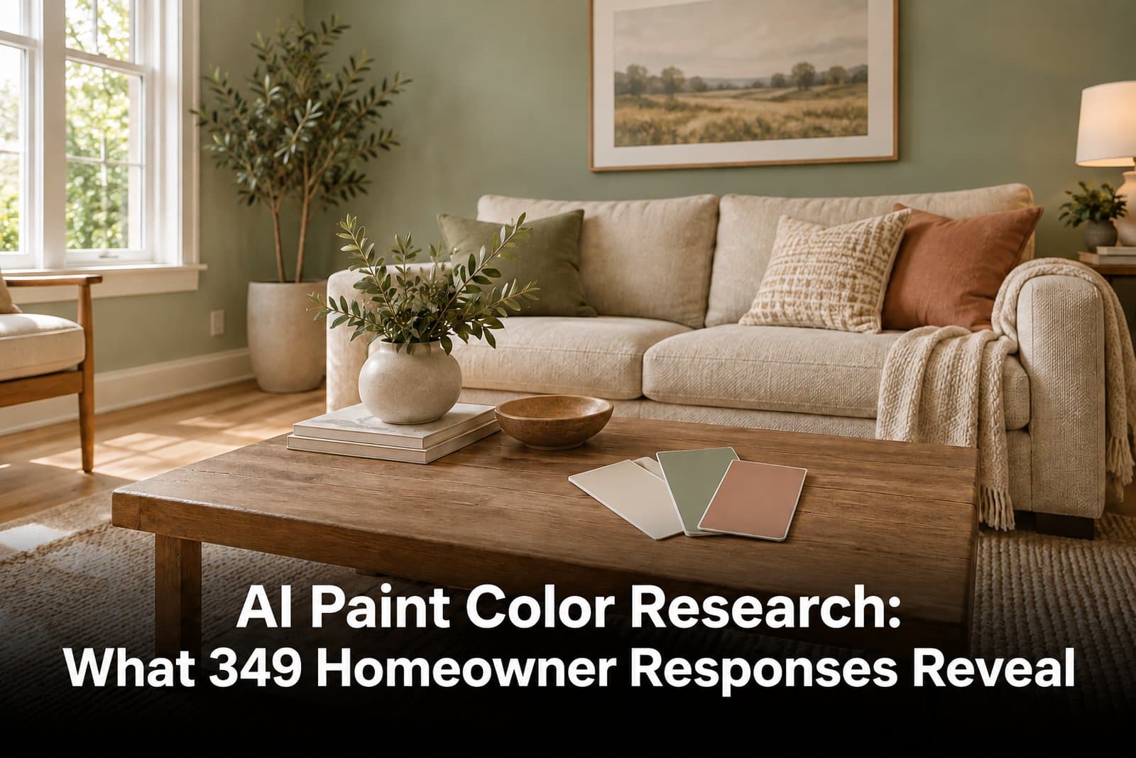 AI Paint Color Research: What 349 Homeowner Responses Reveal