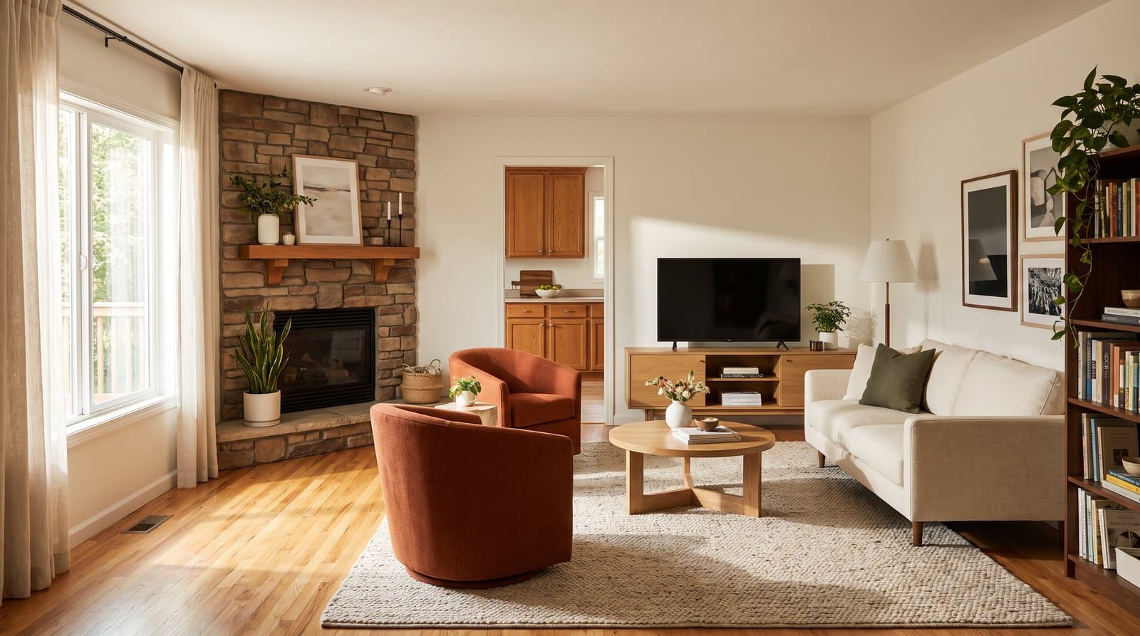 Awkward Living Room Layout Ideas: 7 Fixes for Fireplaces, TVs, and Narrow Rooms
