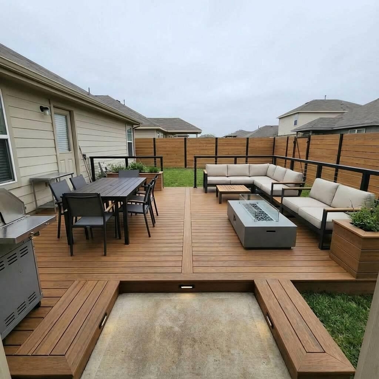 Backyard Deck new