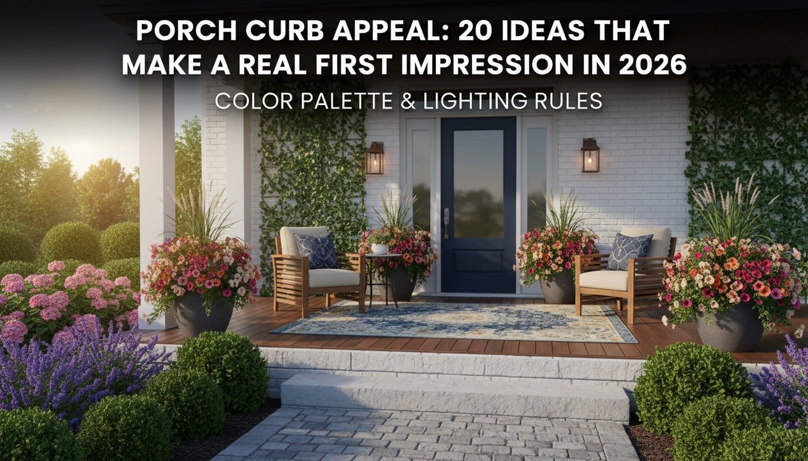 Porch Curb Appeal: 20 Fresh Ideas for an Unforgettable First Impression ...