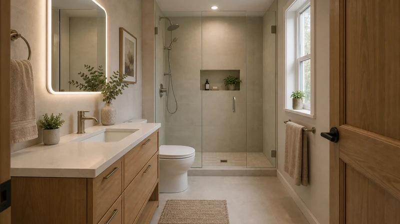 Optimizador de distribución del baño con IA
