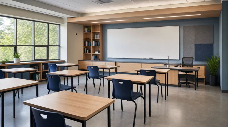 Salas de ensino médio