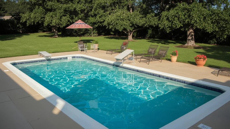 Klassische rechteckige Pools