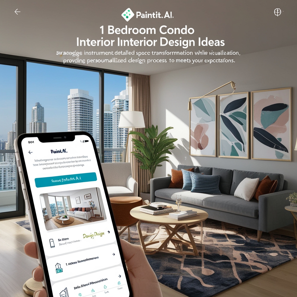 
1 Bedroom Condo Interior Design Ideas: Expert Tips for a Functional and Stylish Workspace | Paintit.ai
 - 9
