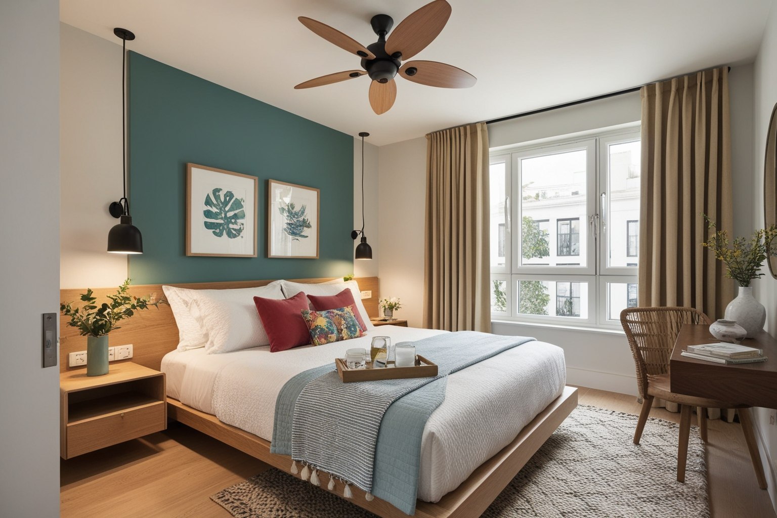 Best 1 Bedroom Interior Design Ideas - Transform Your Space Today | Paintit.ai - 1