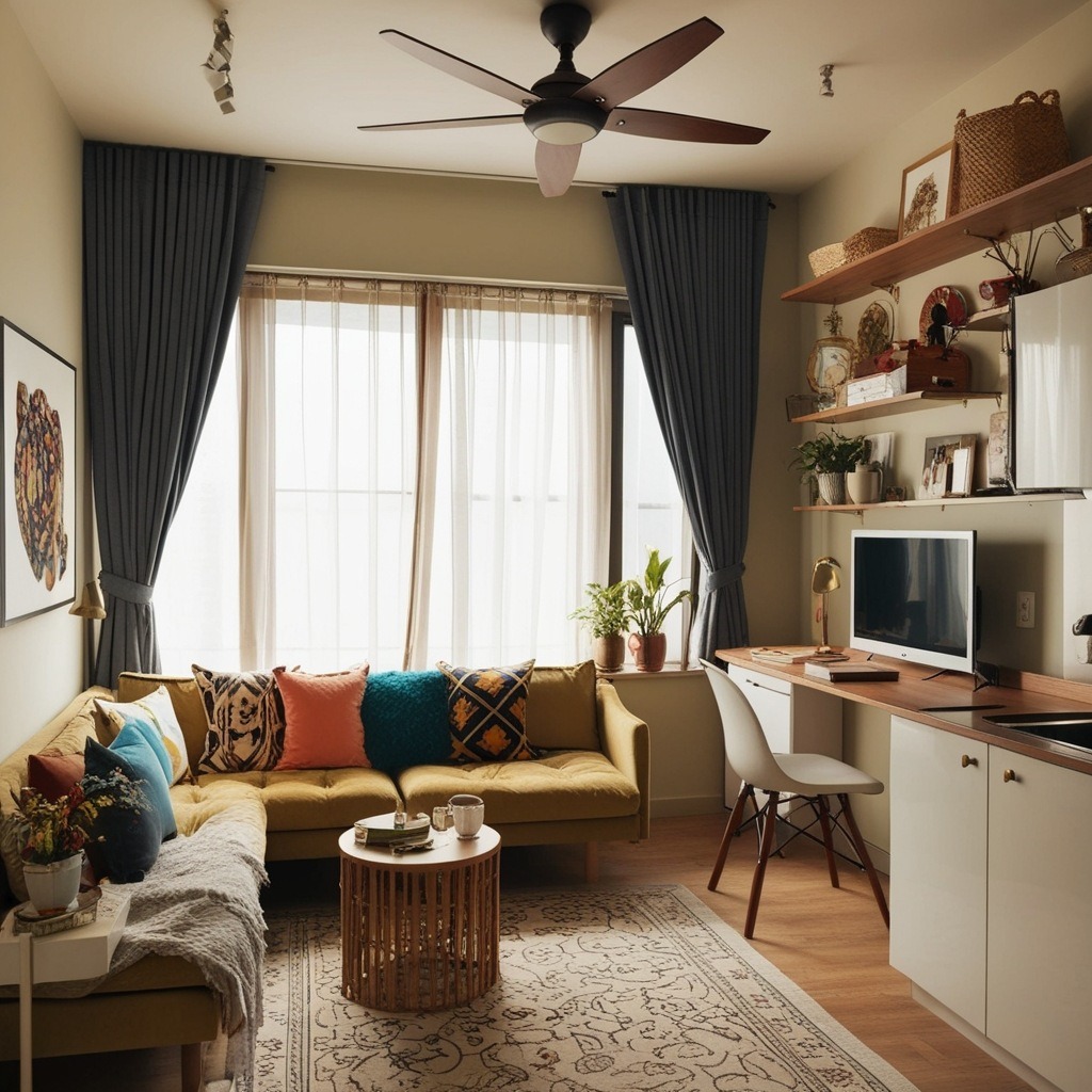 Best 1 BHK Interior Design Ideas - Transform Your Space | Paintit.ai - 2