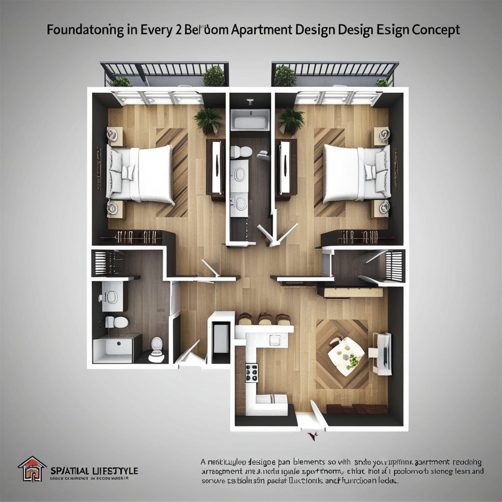 
2 Bedroom Apartment Interior Design Ideas: Expert Tips for a Functional and Stylish Workspace | Paintit.ai
 - 4