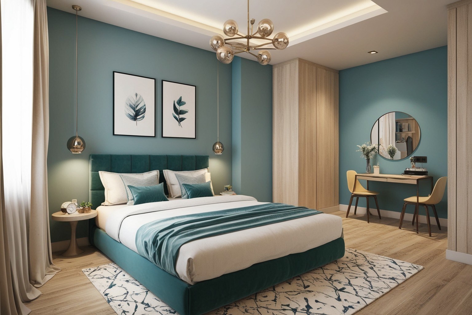 Top 2 Bedroom Interior Design Ideas - Transform Your Space Today | Paintit.ai - 1