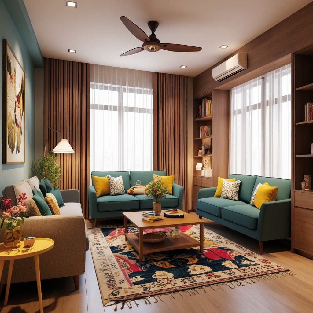 Best 2BHK Interior Design Ideas India - Transform Your Space Today | Paintit.ai - 2