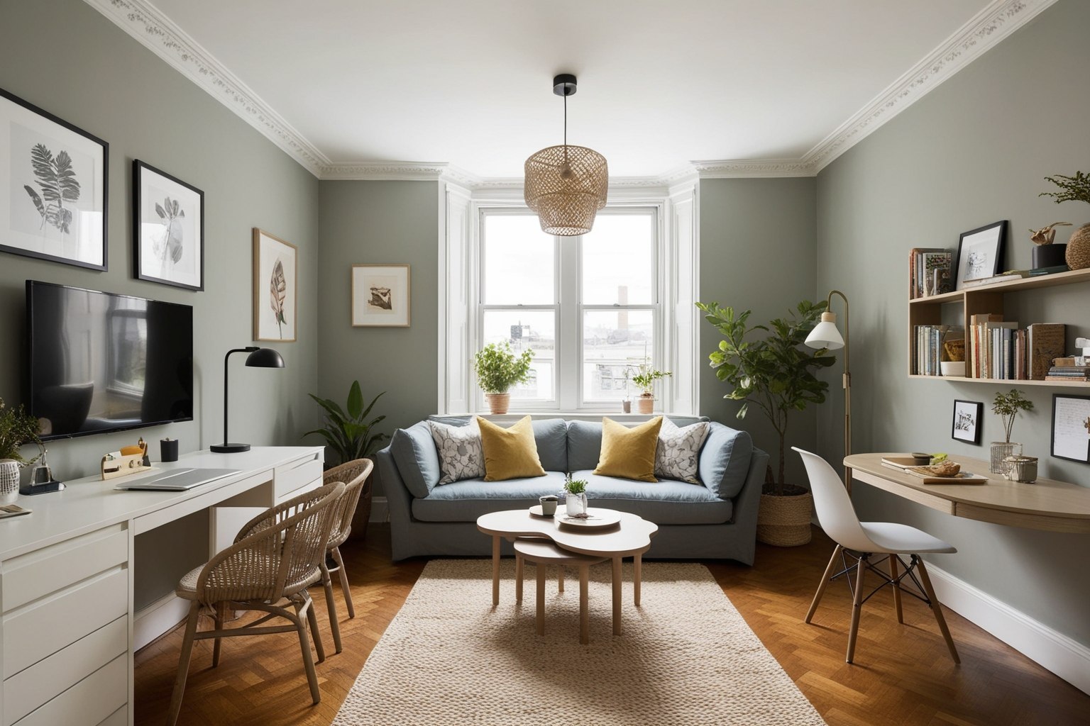 Best 3 Room Flat Interior Design Ideas - Transform Your Space Today | Paintit.ai - 1