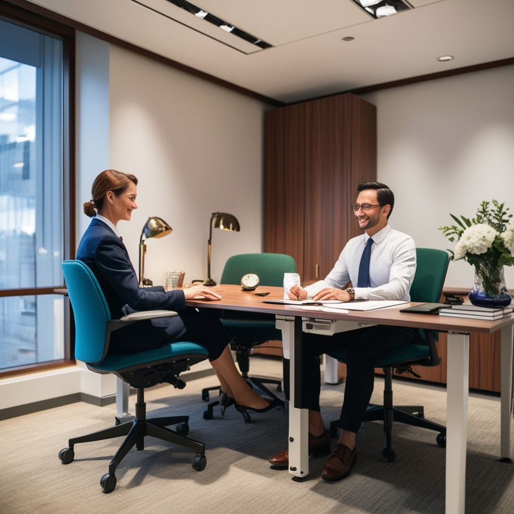 Top Advocate Office Interior Design Ideas - Boost Your Workspace | Paintit.ai - 5