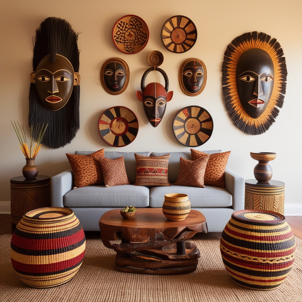 
African Interior Design Ideas: Expert Tips for a Functional and Stylish Workspace | Paintit.ai
 - 8