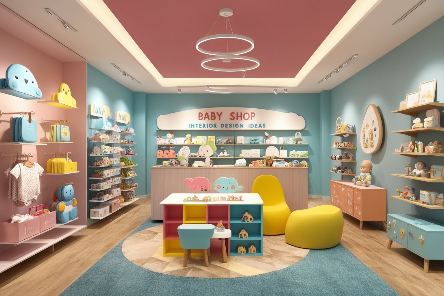 Best Baby Shop Interior Design Ideas - Discover Unique Designs | Paintit.ai - 1