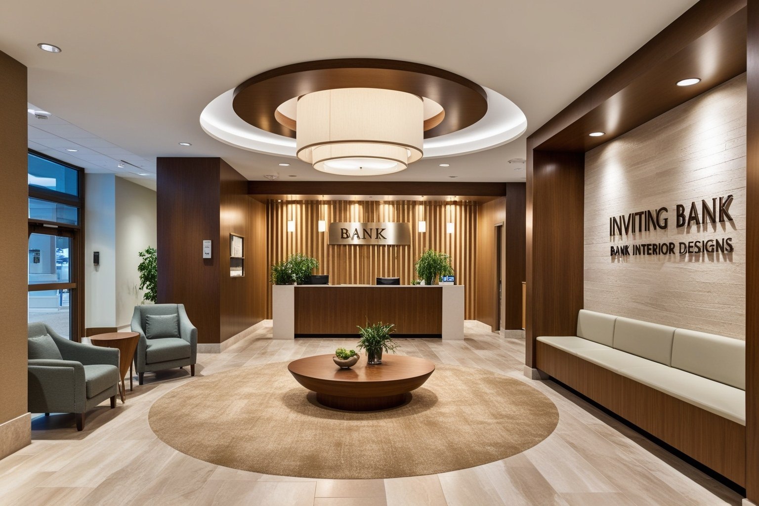 Top Bank Interior Design Ideas - Transform Your Space Today | Paintit.ai - 1