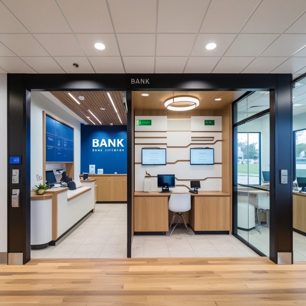 Top Bank Interior Design Ideas - Transform Your Space Today | Paintit.ai - 2