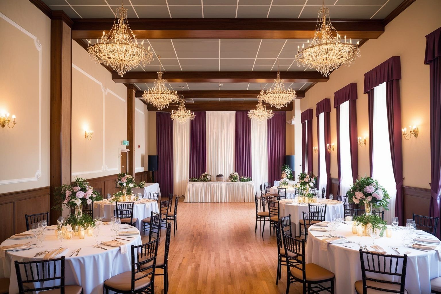Top Banquet Hall Interior Design Ideas - Transform Your Venue | Paintit.ai - 1