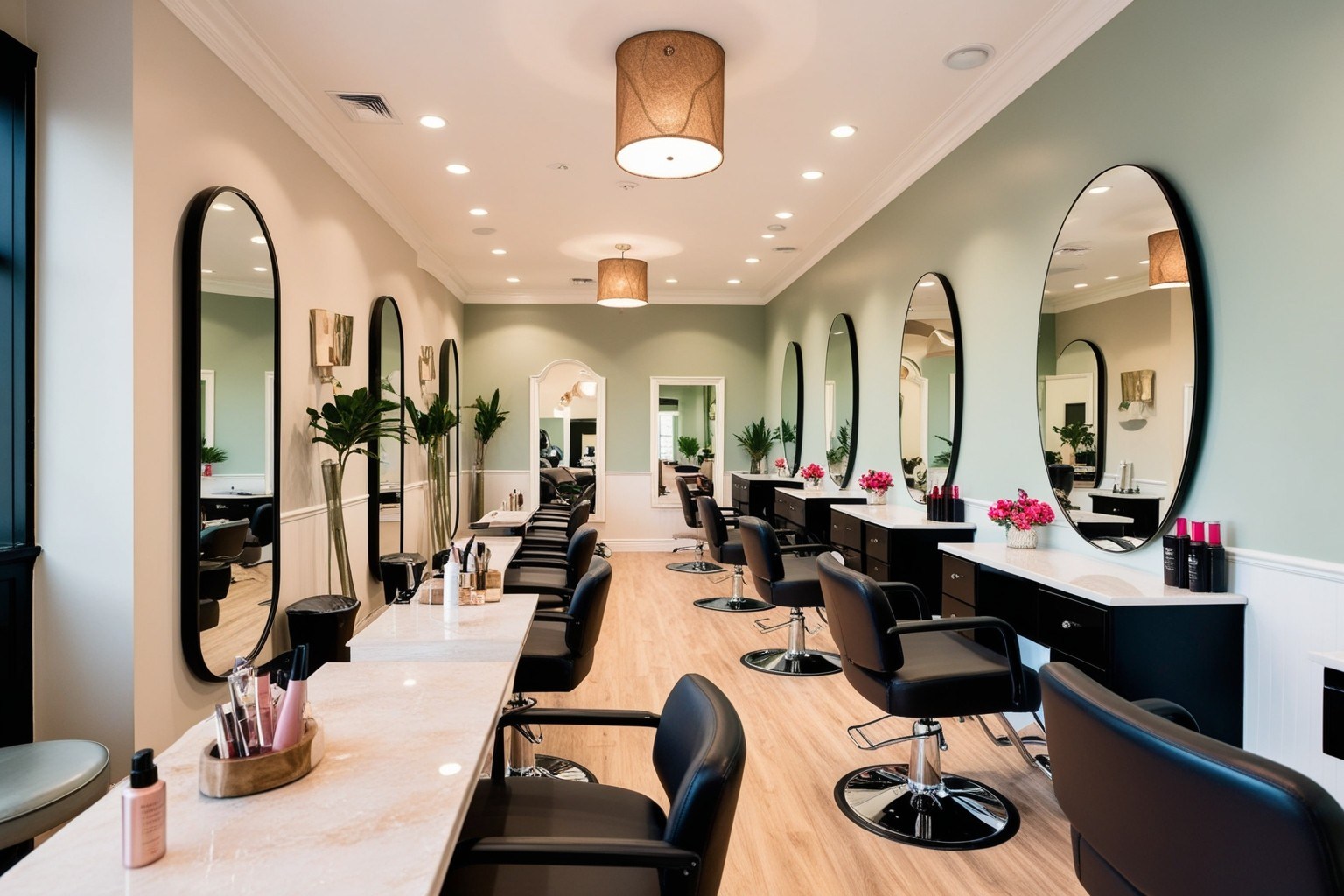 Top Beauty Parlour Interior Design Ideas - Transform Your Space Today | Paintit.ai - 1