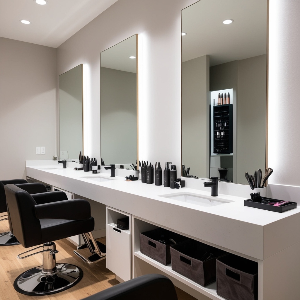 Top Beauty Parlour Interior Design Ideas - Transform Your Space Today | Paintit.ai - 13