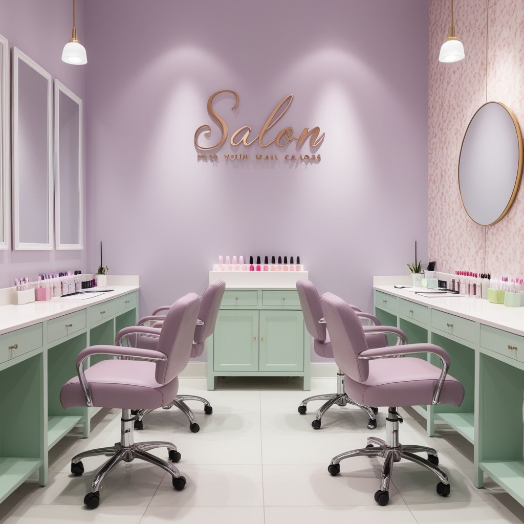 Top Beauty Salon Interior Design Nail Bar Ideas - Discover The Best Inspiration | Paintit.ai - 3
