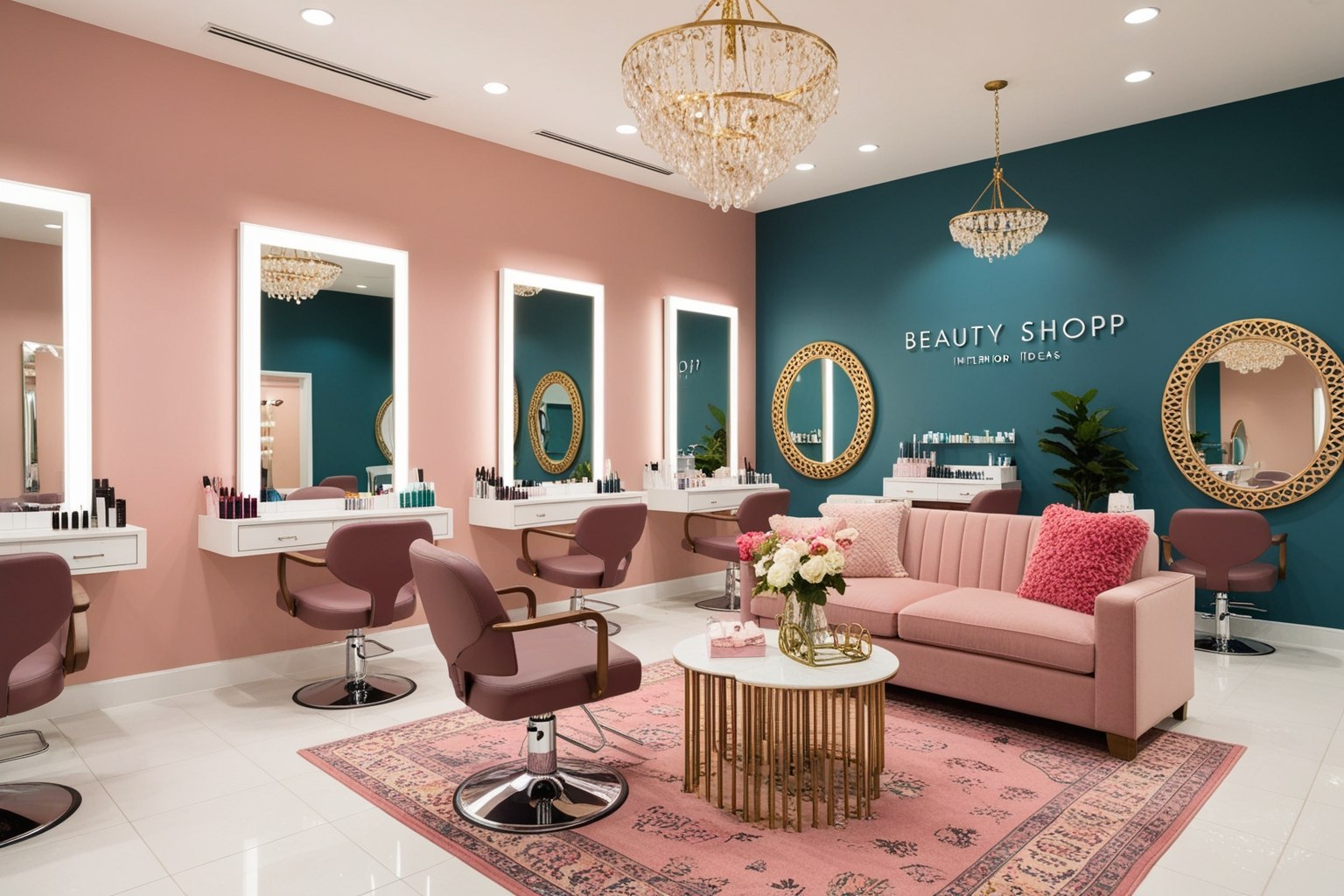 Best Beauty Shop Interior Design Ideas - Transform Your Space Today | Paintit.ai - 1