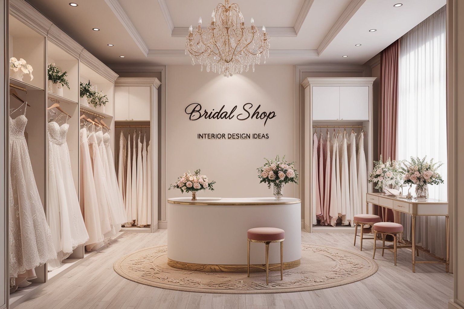 
Bridal Shop Interior Design Ideas: Expert Tips for a Functional and Stylish Workspace | Paintit.ai
 - 1