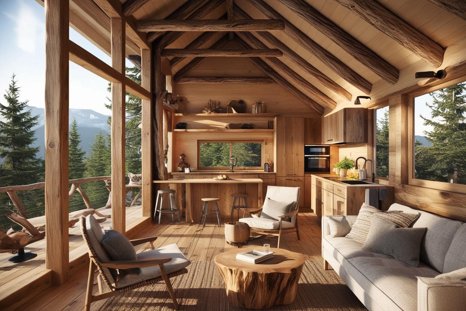 Top Cabin Design Ideas Interior – Discover The Best Inspiration | Paintit.ai - 1