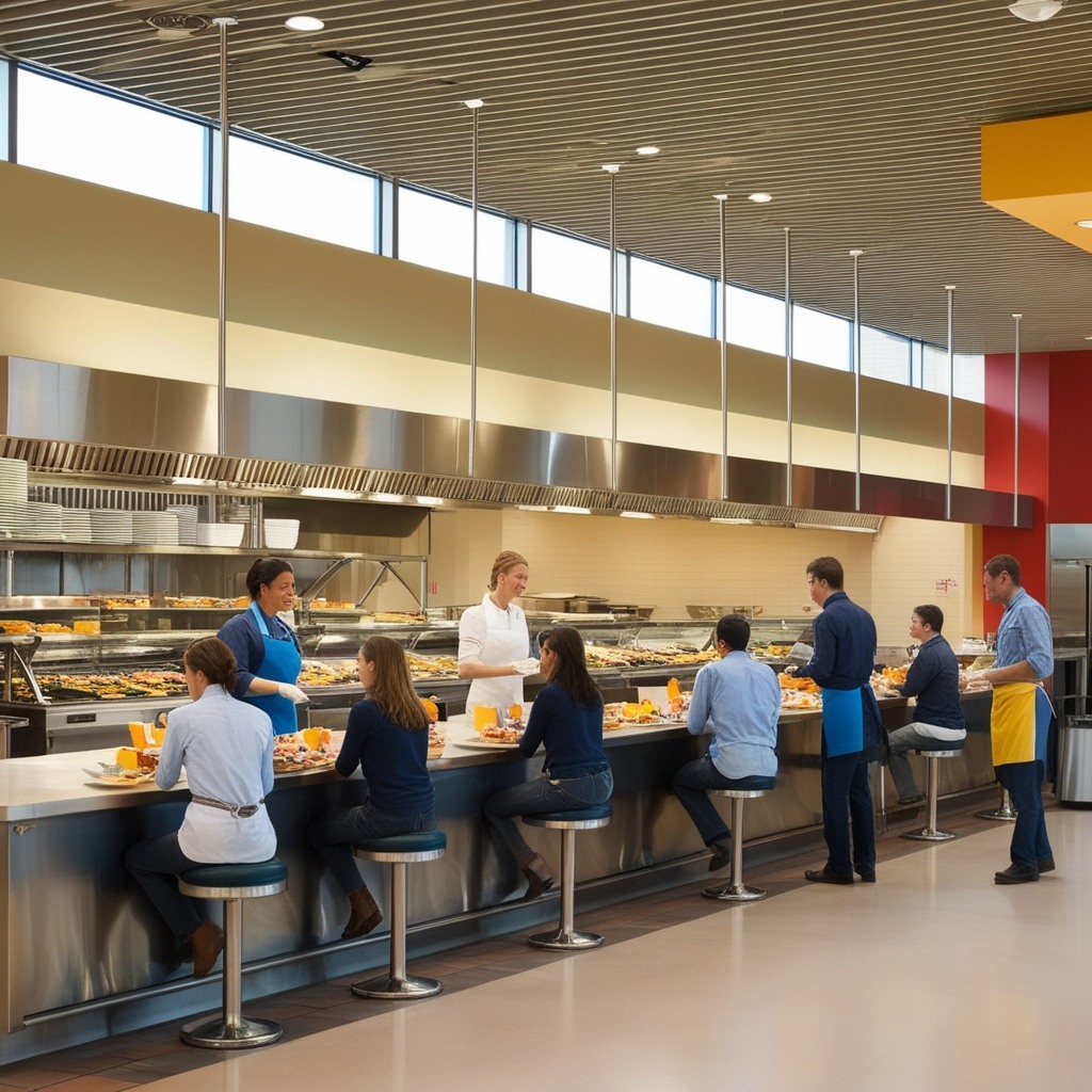 Best Cafeteria Interior Design Ideas - Discover Inspiring Solutions | Paintit.ai - 12