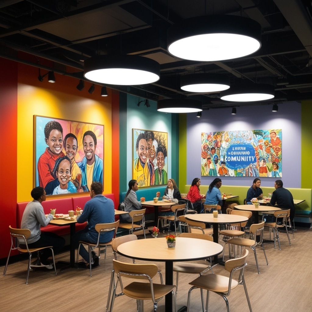 Best Cafeteria Interior Design Ideas - Discover Inspiring Solutions | Paintit.ai - 15