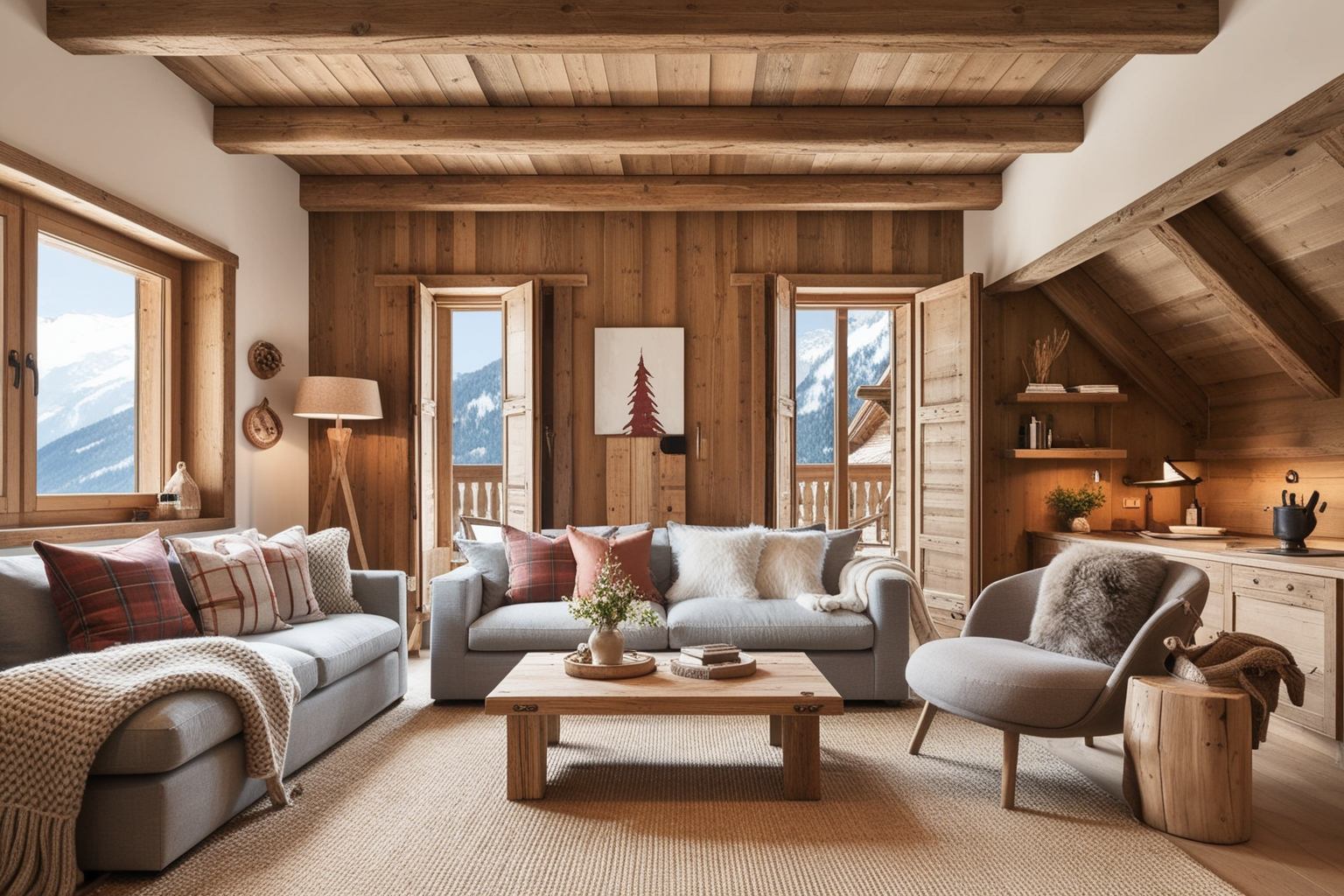 Top Chalet Interior Design Ideas - Get Inspired | Paintit.ai - 1