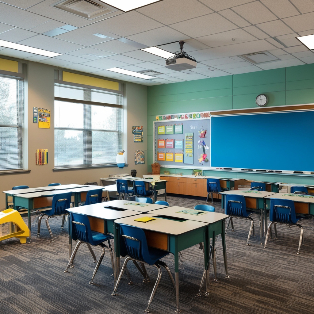 
Classroom Interior Design Ideas: Expert Tips for a Functional and Stylish Workspace | Paintit.ai
 - 2