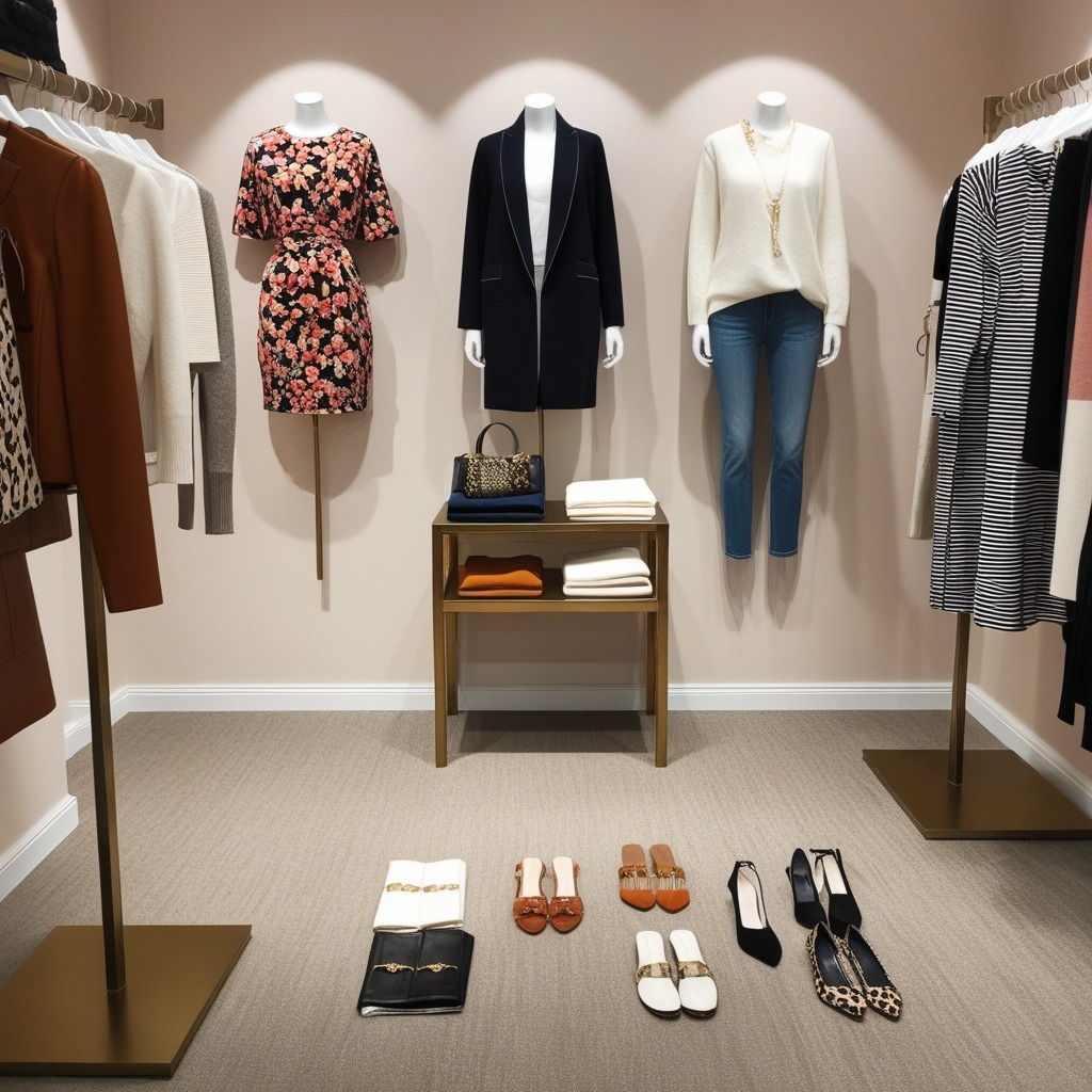 Top Cloth Shop Interior Design Ideas - Transform Your Store Now | Paintit.ai - 21