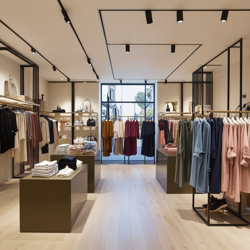 Top Cloth Shop Interior Design Ideas - Transform Your Store Now | Paintit.ai - 9