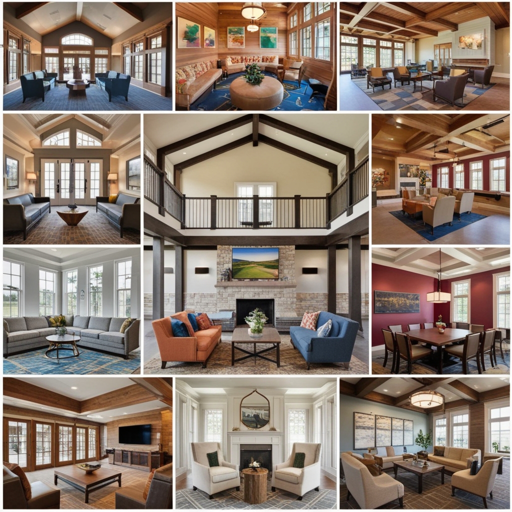 
Clubhouse Interior Design Ideas: Expert Tips for a Functional and Stylish Workspace | Paintit.ai
 - 10