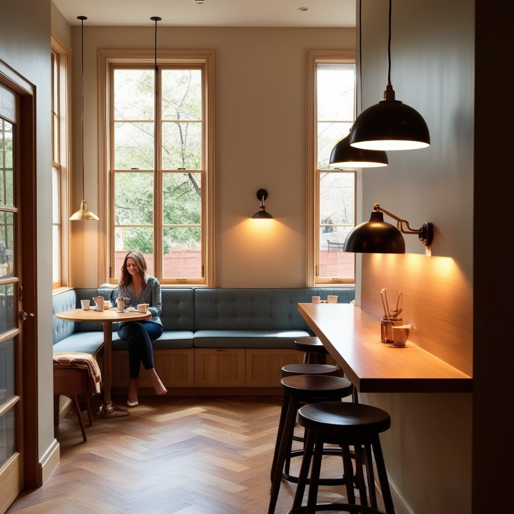 Top Coffee Shop Interior Design Ideas - Boost Your Café Style | Paintit.ai - 4