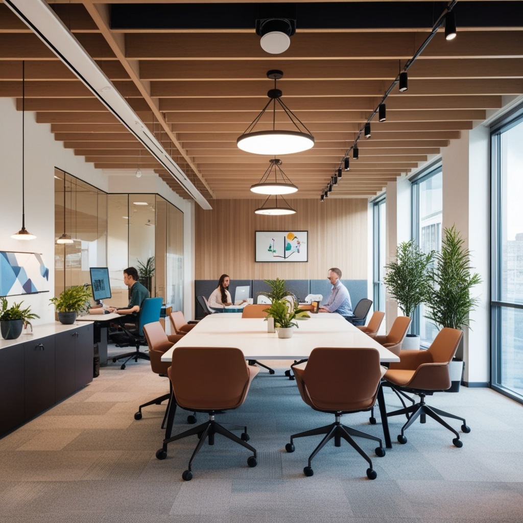 Top Commercial Office Interior Design Ideas – Transform Your Workspace | Paintit.ai - 2
